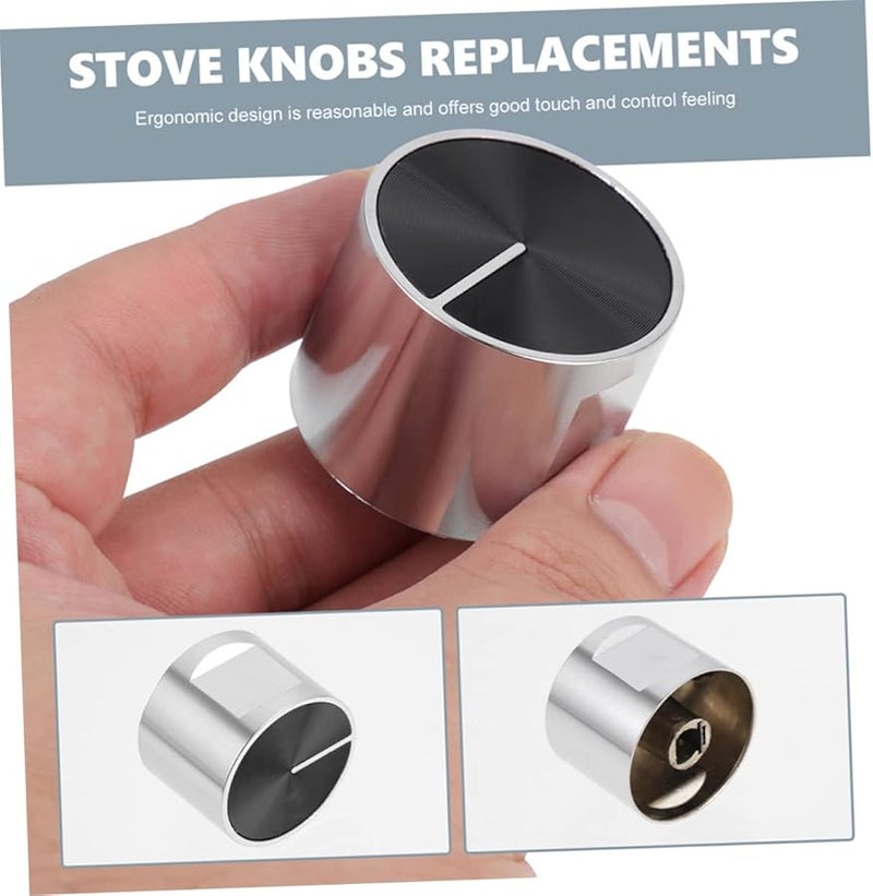 4Pcs Metal Gas Stove Knobs Replacement Ergonomic Design Easy to Operate - Image 5